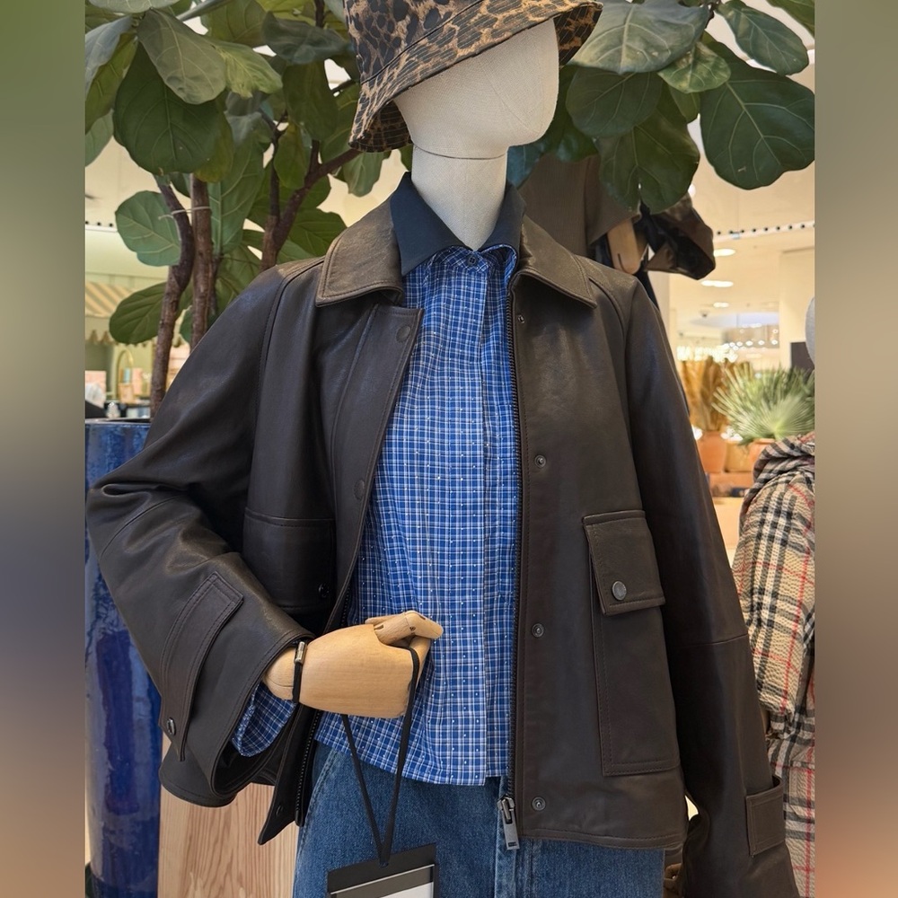 Weekend Max Mara Berbice Leather Jacket - Picture 3 of 3
